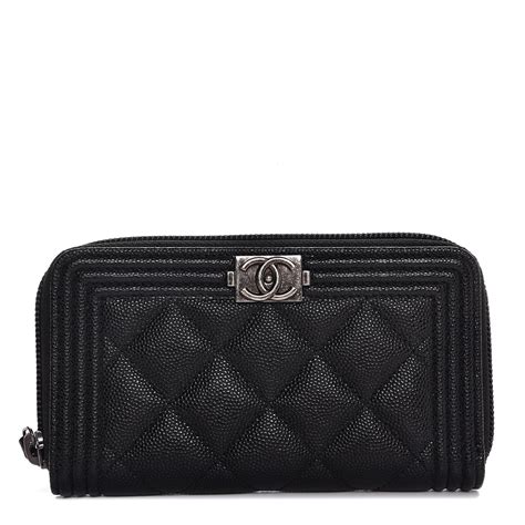 chanel zip pocket wallet|Chanel zipped wallet small.